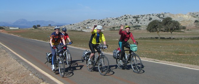KM Andalusia bicycle mountain road